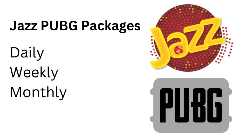 complete details of jazz pubg packages with validity of daily weekly and monthly